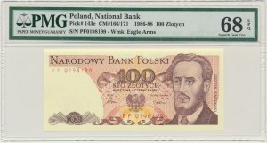 100 złotych 1986 - PF - PMG 68 EPQ