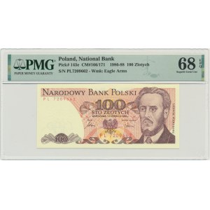 100 zloty 1986 - EN - PMG 68 EPQ