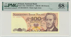100 złotych 1988 - RE - PMG 68 EPQ