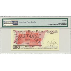 100 złotych 1988 - TS - PMG 68 EPQ