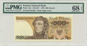 500 złotych 1979 - BC - PMG 68 EPQ