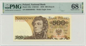 500 złotych 1979 - BH - PMG 68 EPQ