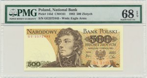 500 złotych 1982 - GE - PMG 68 EPQ