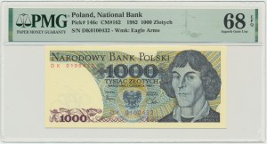 1.000 złotych 1982 - DK - PMG 68 EPQ