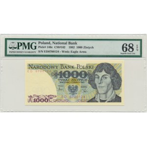 1 000 zlatých 1982 - ED - PMG 68 EPQ
