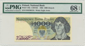 1.000 złotych 1982 - ED - PMG 68 EPQ