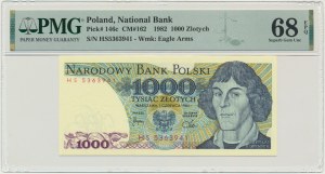 1.000 złotych 1982 - HS - PMG 68 EPQ