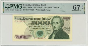 5.000 złotych 1982 - E - PMG 67 EPQ