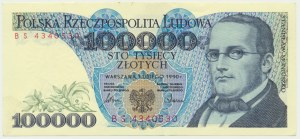 100.000 złotych 1990 - BS -