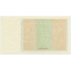 50 zloty 1936 - AM - obverse without main print -.