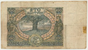 100 złotych 1932/34 - destrukt