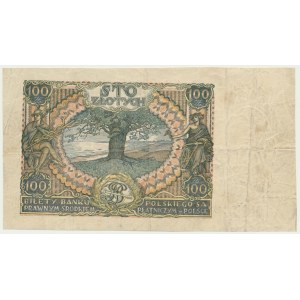 100 złotych 1932/34 - destrukt