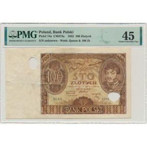 100 złotych 1932 - Ser.AA. - PMG 45
