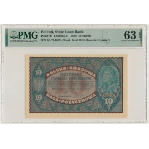 10 známek 1919 - II Série O - PMG 63 EPQ