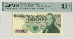 5.000 złotych 1982 - BZ - PMG 67 EPQ