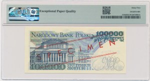 100.000 złotych 1990 - WZÓR - A 0000000 - No. 0729 - PMG 65 EPQ