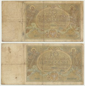 10 zlatých 1926 - Série CF a CN. (2 ks)