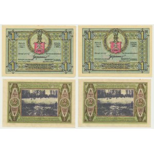 Knurów, set 1-2 marchi 1923 (4 pezzi).