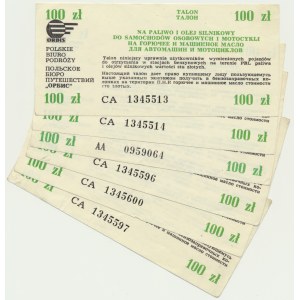 Orbis, voucher for 100 zlotys for fuel and motor oil for cars and motorcycles (6 items).