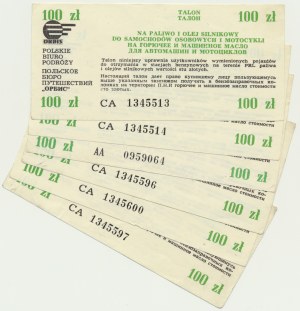 Orbis, voucher for 100 zlotys for fuel and motor oil for cars and motorcycles (6 items).