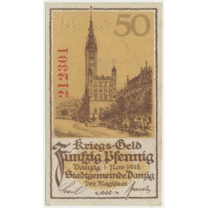 Danzig, 50 Pfennige 1918