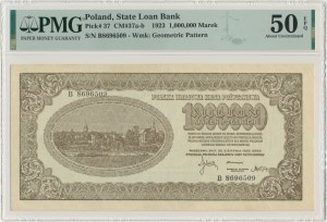 1 Million Mark 1923 - B - PMG 50 EPQ