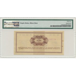 Pewex, 2 dolary 1969 - WZÓR - Em - PMG 55
