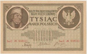 1,000 marks 1919 - 2x Ser.C -.