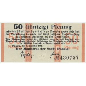 Gdaňsk, 50 fenig 1916