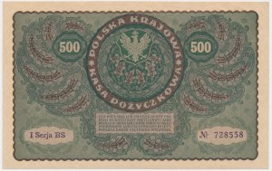 500 známek 1919 - 1. série BS -