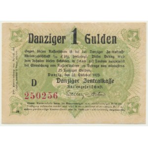 Danzig, 1 gulden 1923 - október -