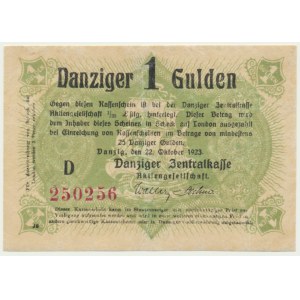 Gdaňsk, 1 gulden 1923 - říjen -