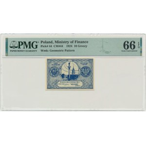 10 groszy 1924 - PMG 66 EPQ