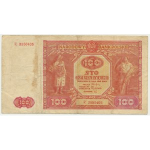 100 zloty 1946 - R -.
