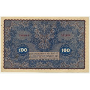 100 mariek 1919 - I Séria V - vzácnejší variant