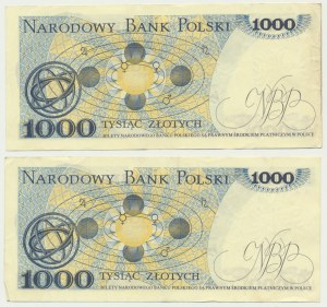 1,000 PLN 1975 - AA (2 pcs.).