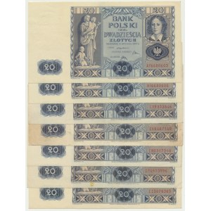 20 or 1936 (7 pièces)