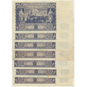 20 or 1936 (7 pièces)