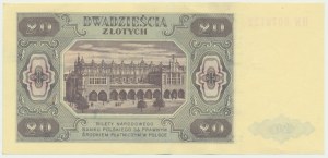 20 zloty 1948 - HN -.
