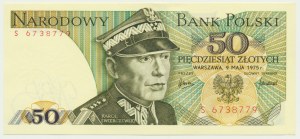 50 zloty 1975 - S -.