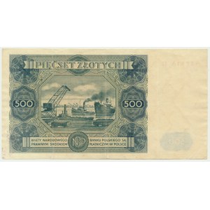 500 zlotys 1947 - H -