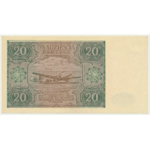 20 zloty 1946 - F -