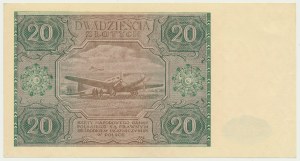 20 zloty 1946 - F -