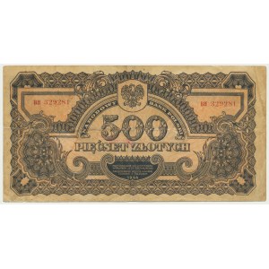500 PLN 1944 ...dlží - BH -