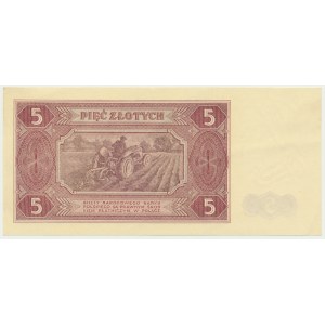 5 złotych 1948 - A - pierwsza seria