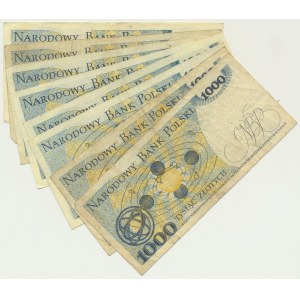 1.000 złotych 1979 (8 szt.)
