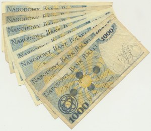 1 000 or 1979 (8 pièces)