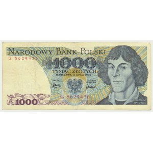 1.000 PLN 1975 - G -