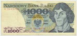 1.000 złotych 1975 - G -