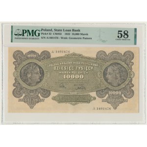 10 000 marks 1922 - A - PMG 58